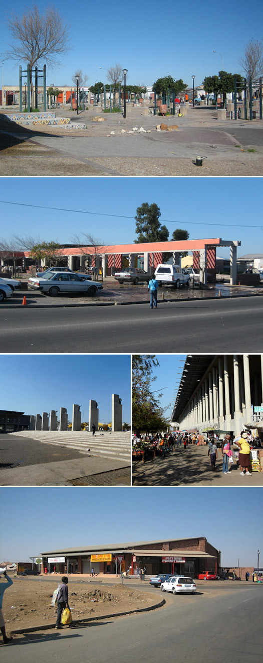 Public space in South Africa townships